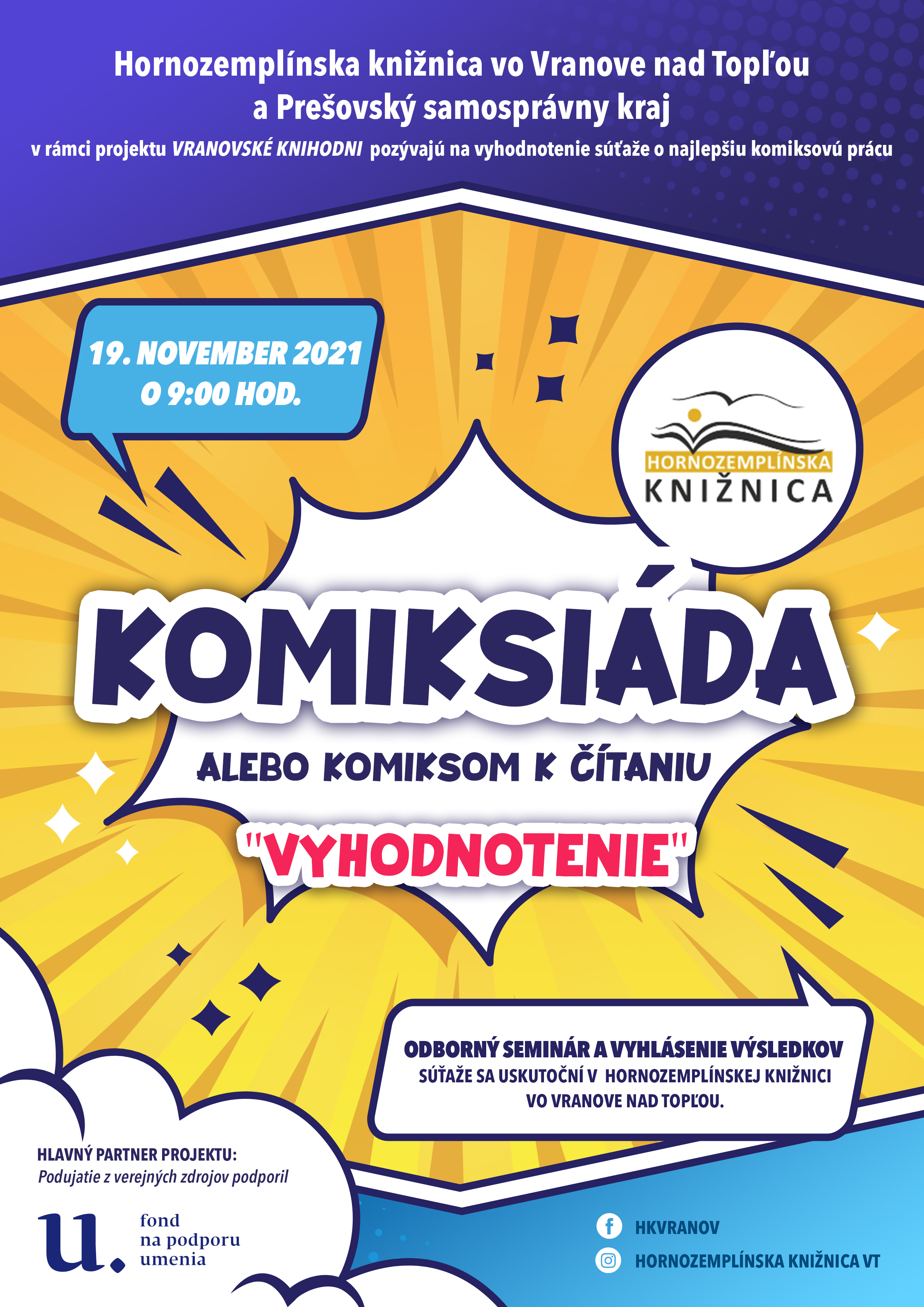 Komiksiáda alebo komiksom k čítaniu – vyhodnotenie