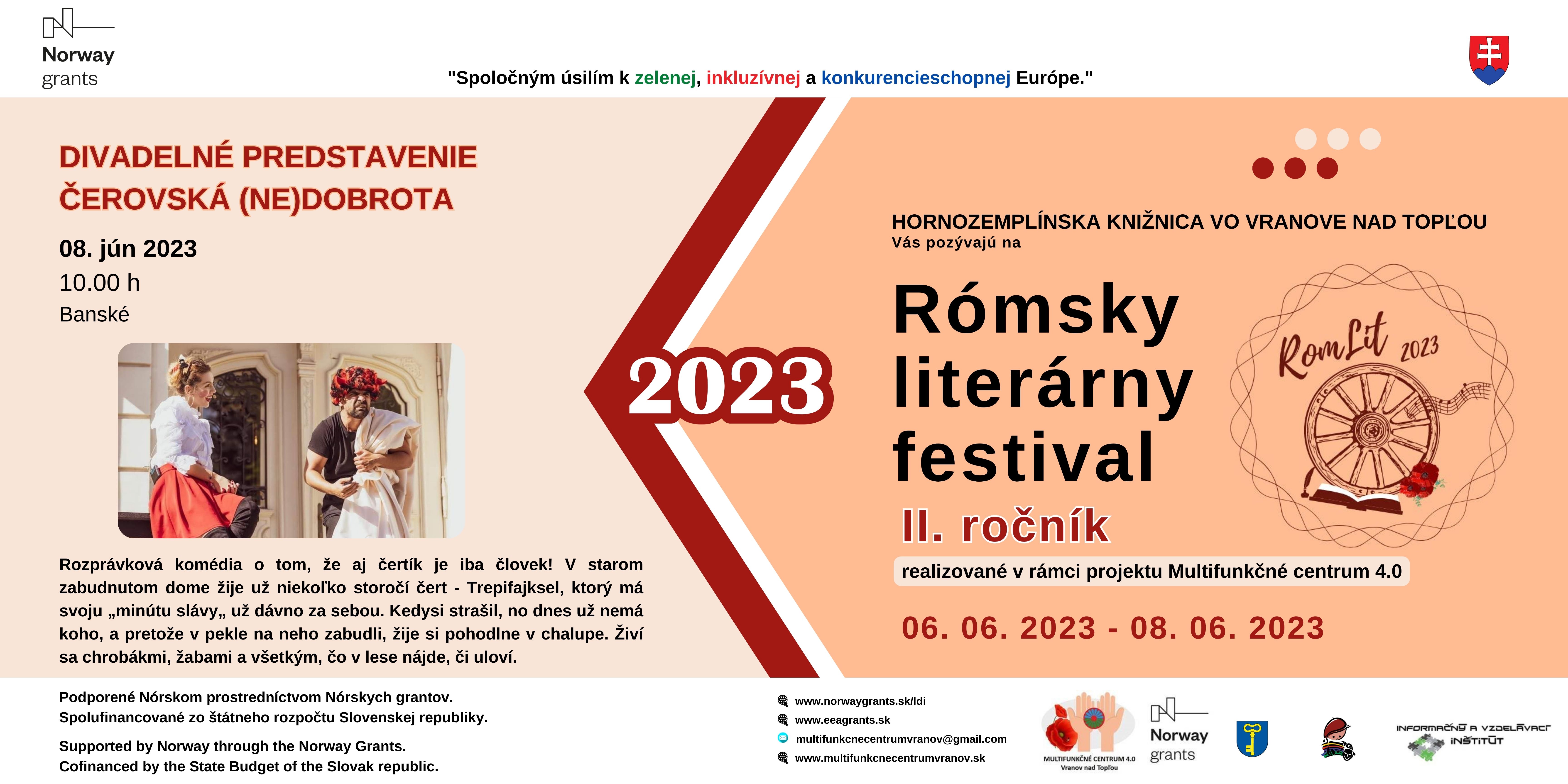Zavŕšenie RomLIT-u 2023 s ilustrátorkou a divadelným predstavením
