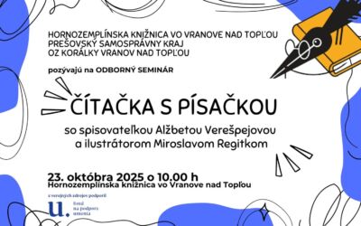 Čítačka s písačkou 2025 – pozvánka