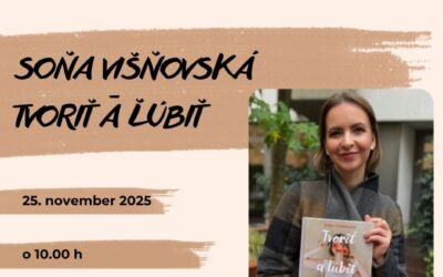 Pozvánka na stretnutie so Soňou Višňovskou