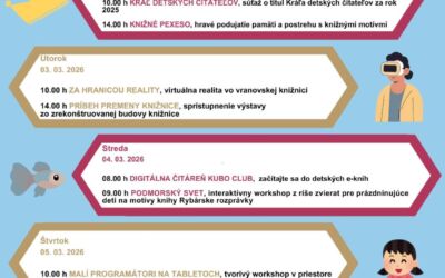 Jarné prázdniny v knižnici 2026